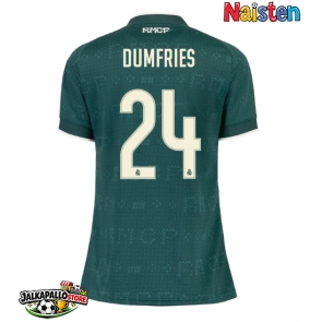 Real Madrid Denzel Dumfries #24 Vieraspaita Naisten 2026-27 Lyhythihainen